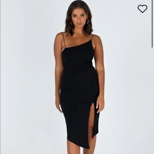 Black cocktail dress